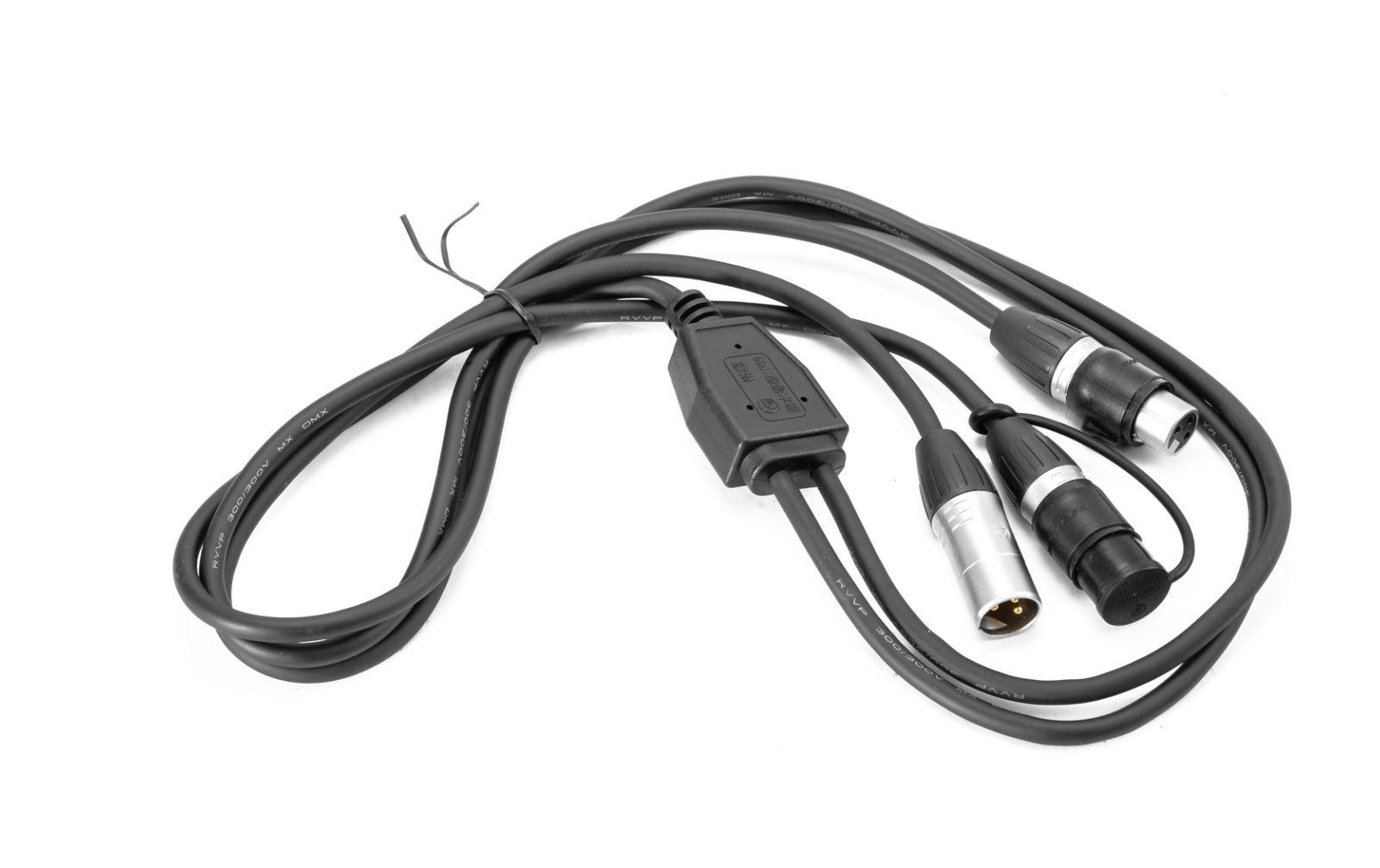 Eurolite Adapterkabel DMX IP XLR 3pol(M)/2xIP XLR 3pol(F)