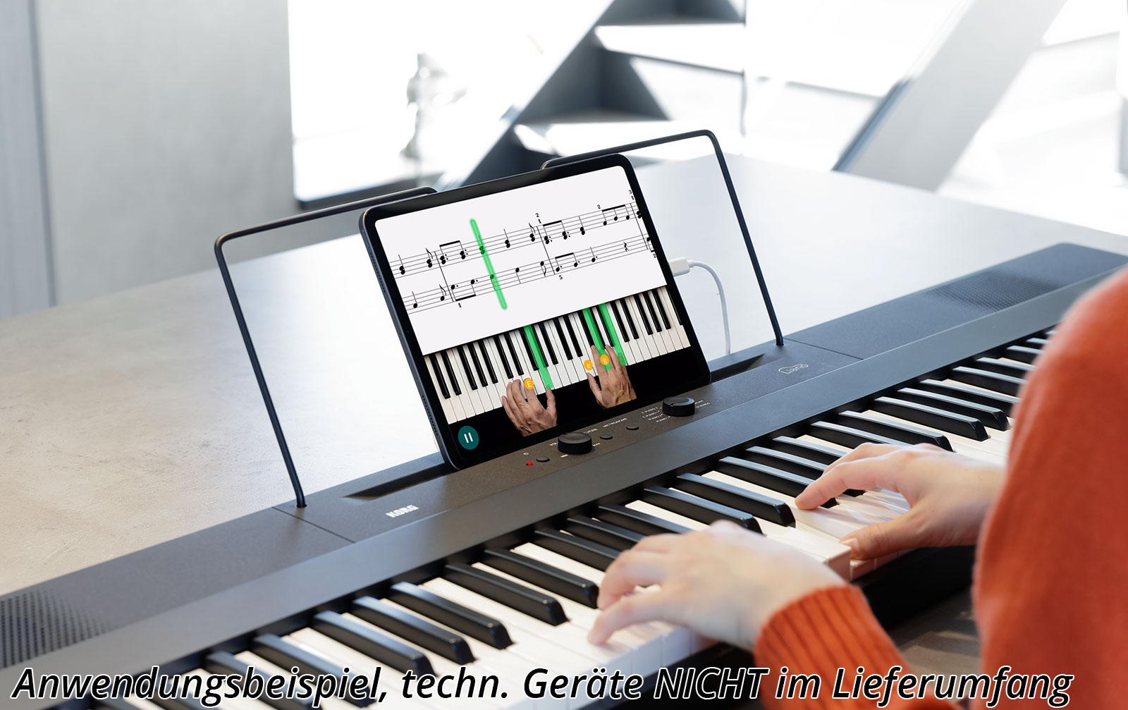 Korg Liano Digitalpiano, schwarz