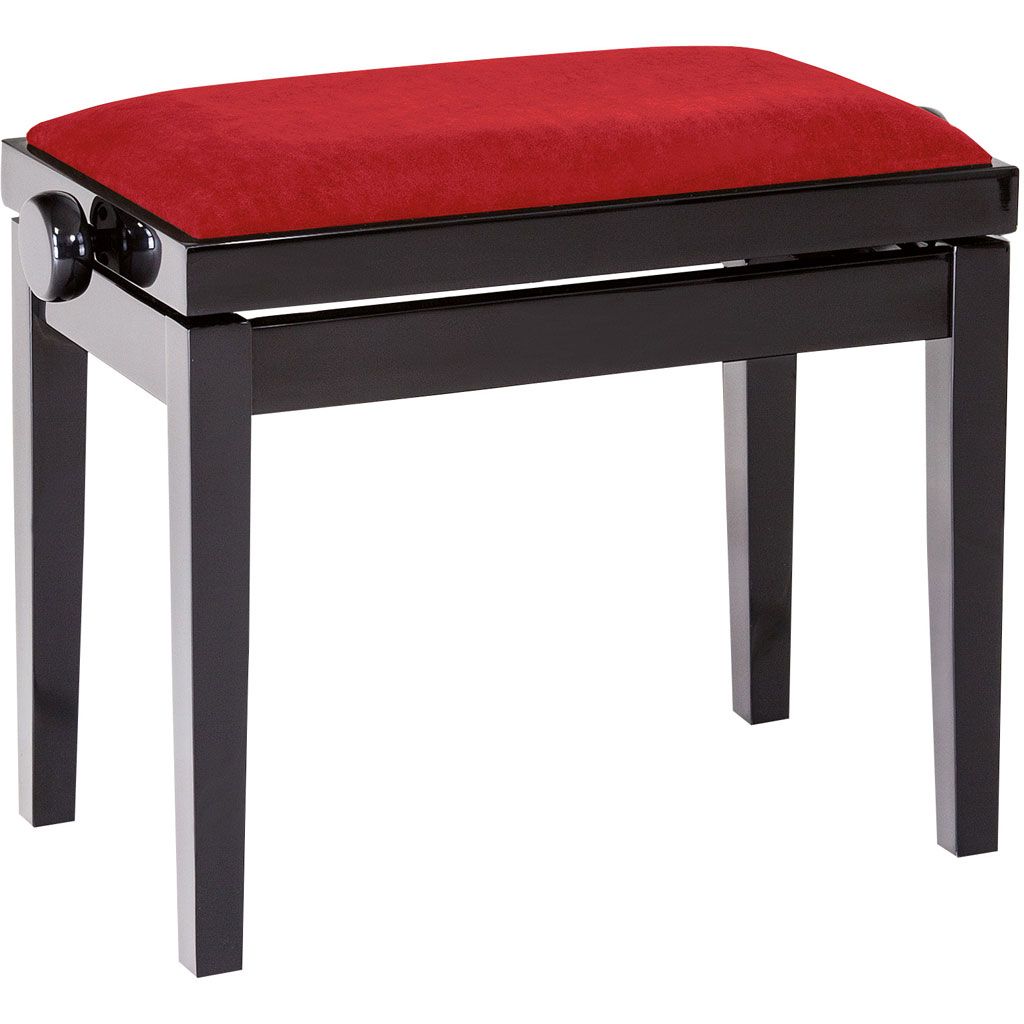 K&M 13802 Sitzpolster - Samt, rot