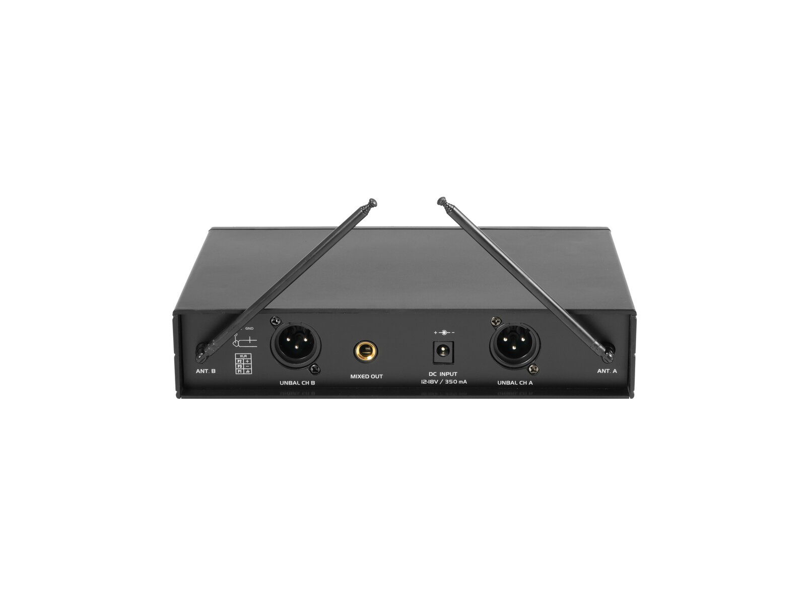 Omnitronic VHF-102 Funkmikrofon-System 209.80/205.75MHz