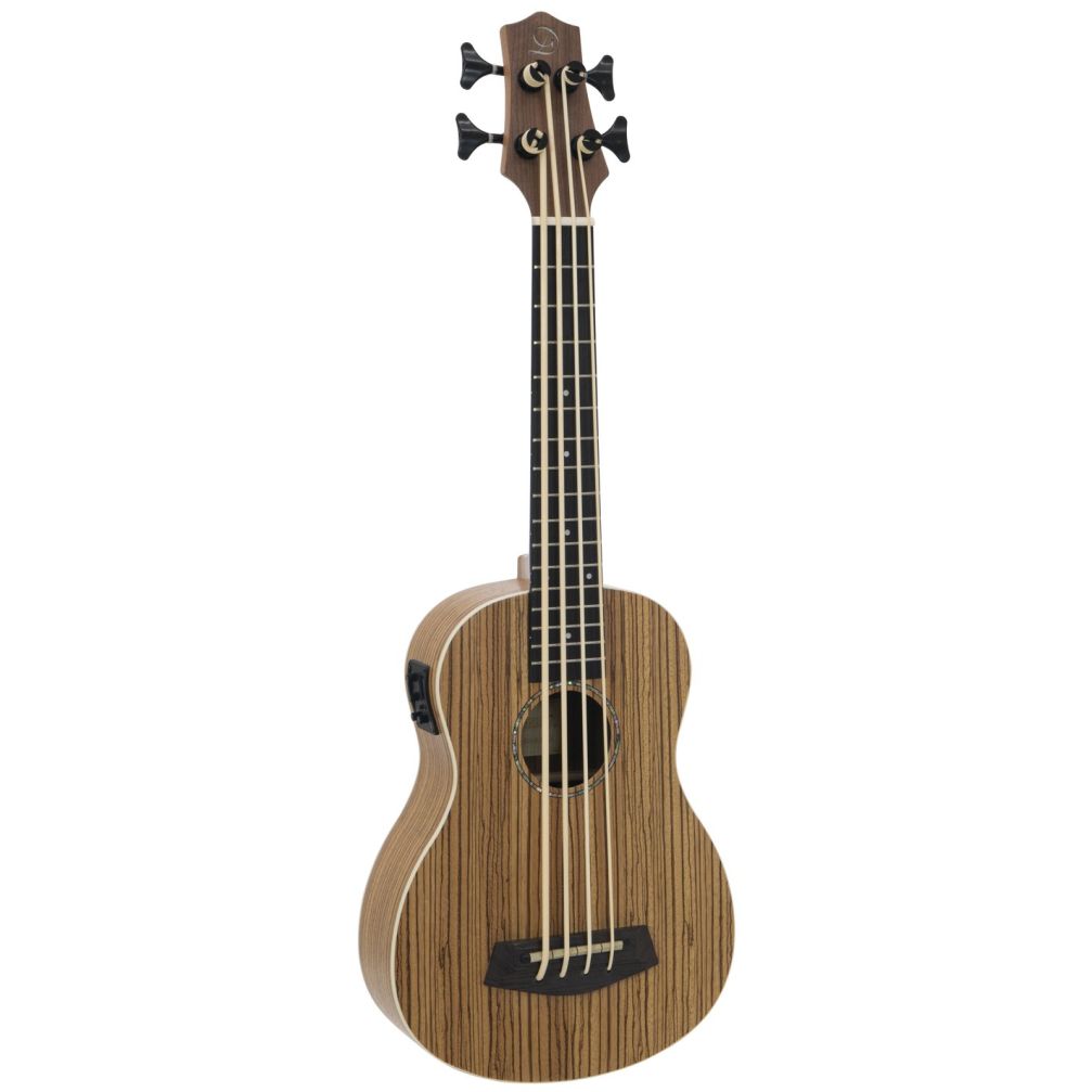 Dimavery UK-700 Bass-Ukulele. Zebra