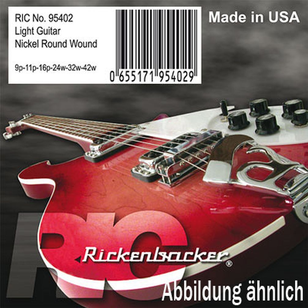 RICKENBACKER Saitensatz, E-Gitarre, Heavy, Shortscale