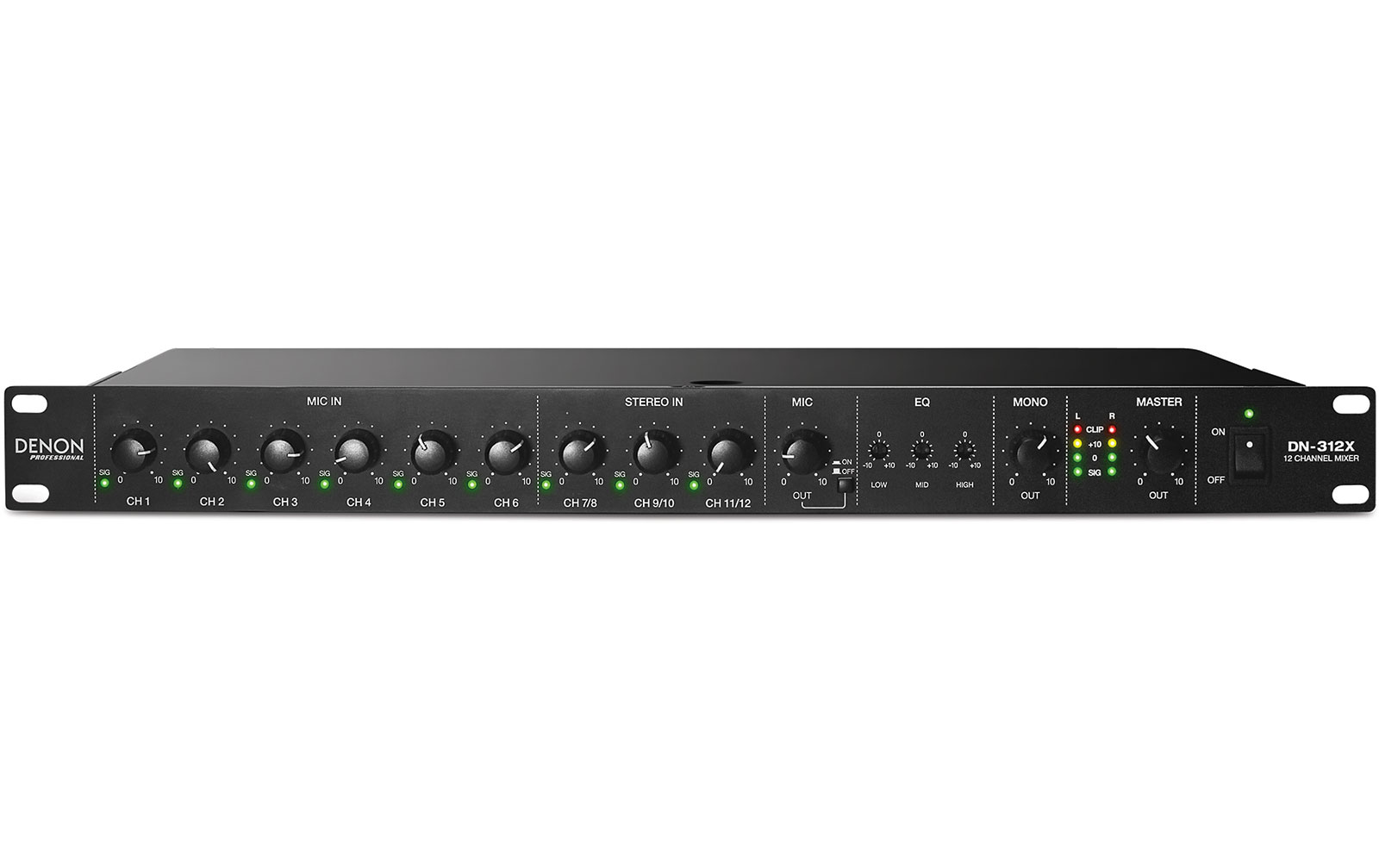Denon Professional DN-312X 12-Kanal Rackmixer