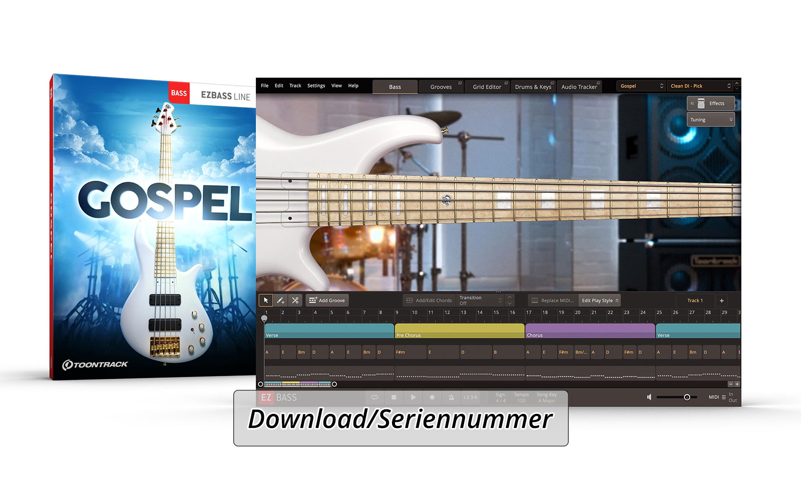 ToonTrack Gospel EBX (Lizenz Code)