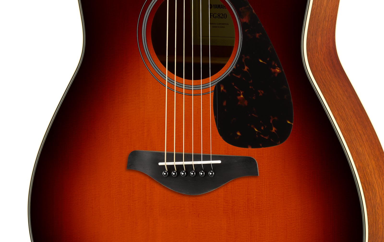 Yamaha FG820 BS, Brown Sunburst