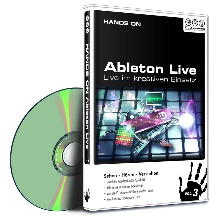 DVD Lernkurs Hands On Ableton Live Vol.3