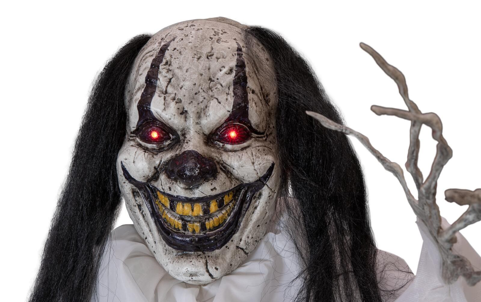 Europalms Halloween Figur Clown Gildo, animiert, 80cm
