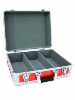 Roadinger CD-Case ALU Digital-Booking abgerund rot