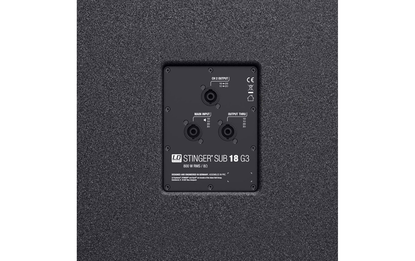 LD Systems Stinger Sub 18 G3 Passiver 18" Bassreflex PA Subwoofer