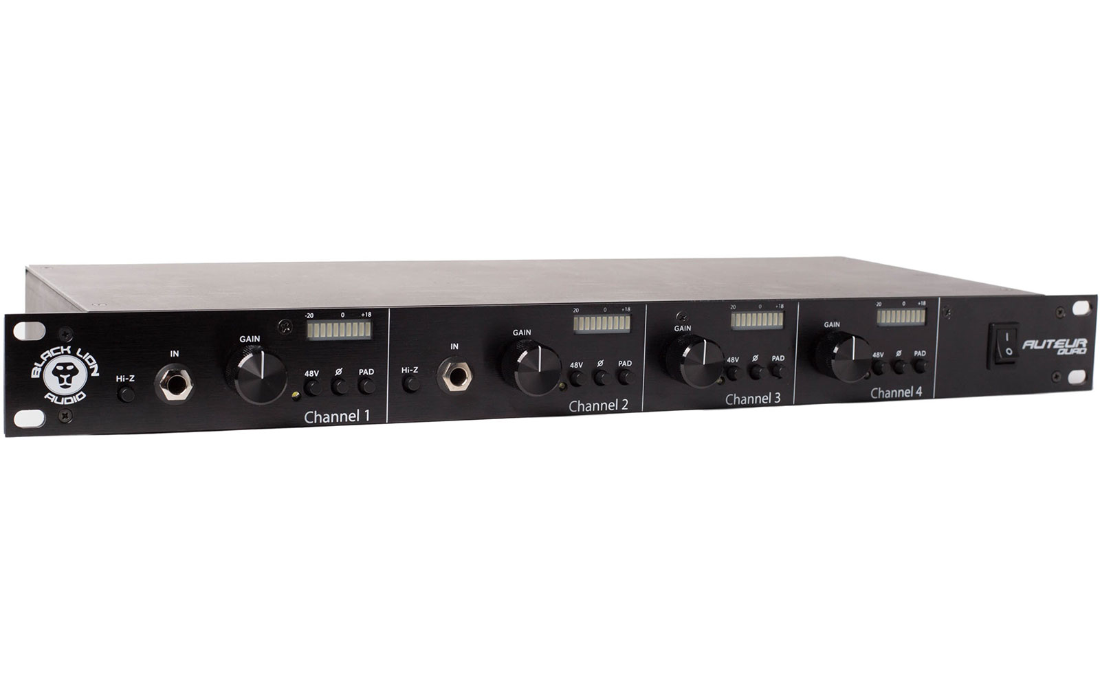 Black Lion Audio Auteur Quad - 4-Kanal Mikrofonvorverstärker