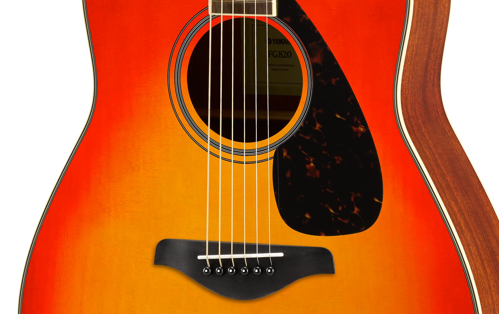 Yamaha FG820 AB, Autumn Burst