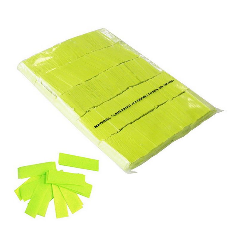 Magic FX Slowfall UV Konfetti 55x17mm Fluo Yellow Beutel
