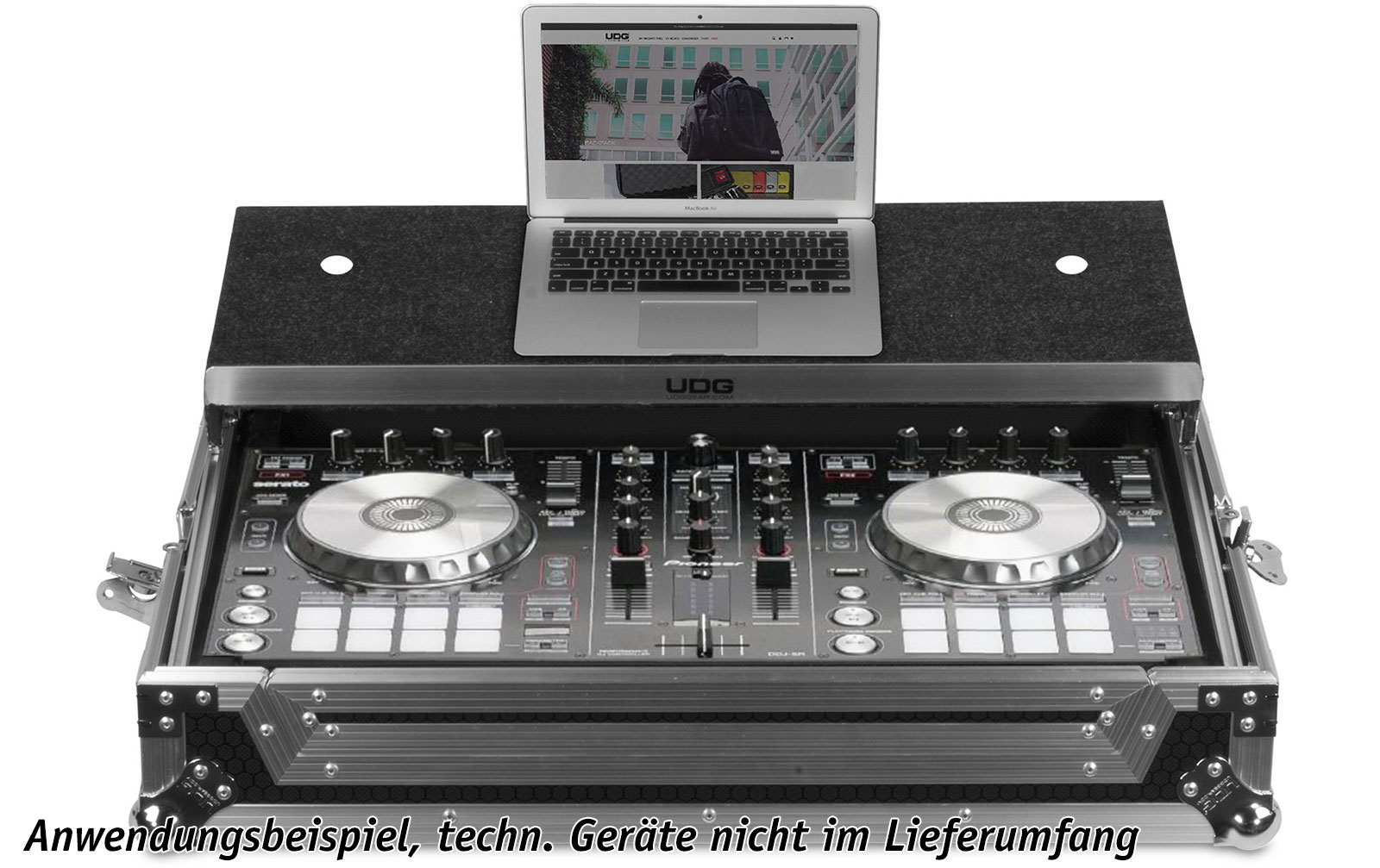 UDG Ultimate Flight Case Pioneer DDJ-RR/SR2 Silver Plus (L) (U92012SL)