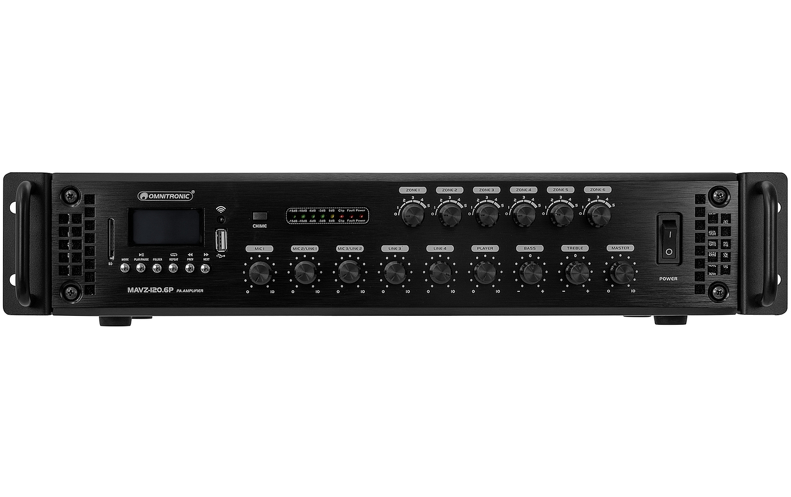 Omnitronic MAVZ-120.6P ELA-Mischverstärker
