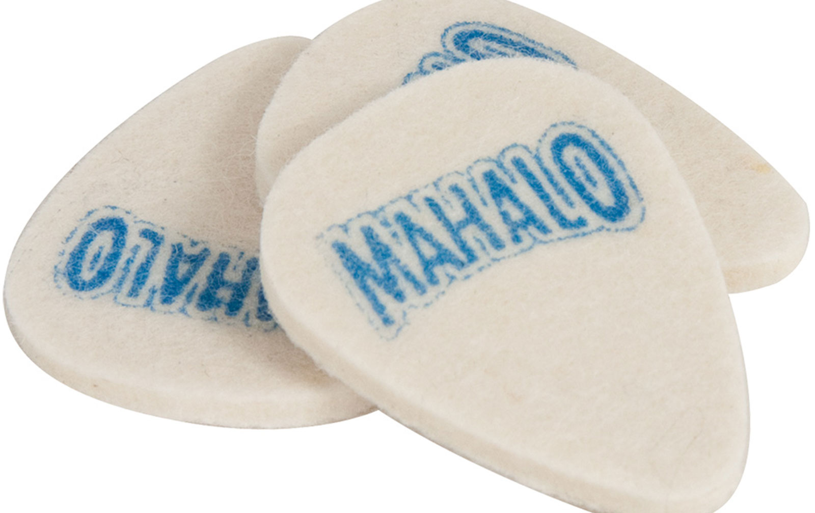 Mahalo Medium Felt Picks Pack of 3