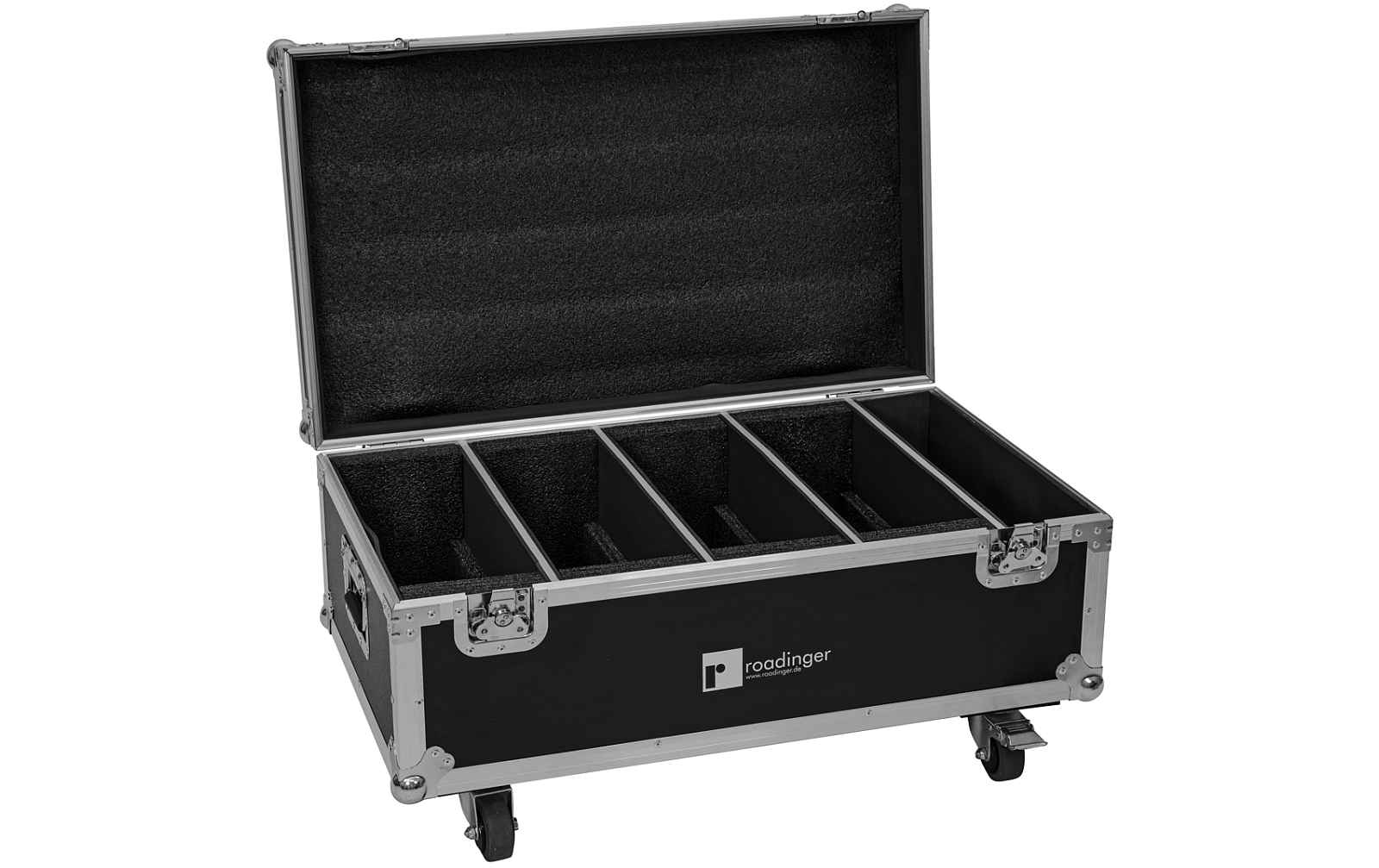 Roadinger Flightcase 4x LED CLS-18 QCL RGB/WW