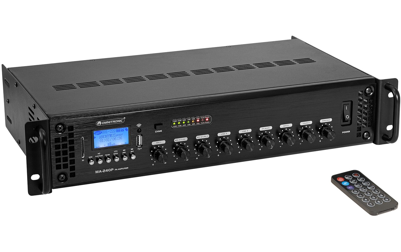 Omnitronic MA-240P ELA-Mischverstärker