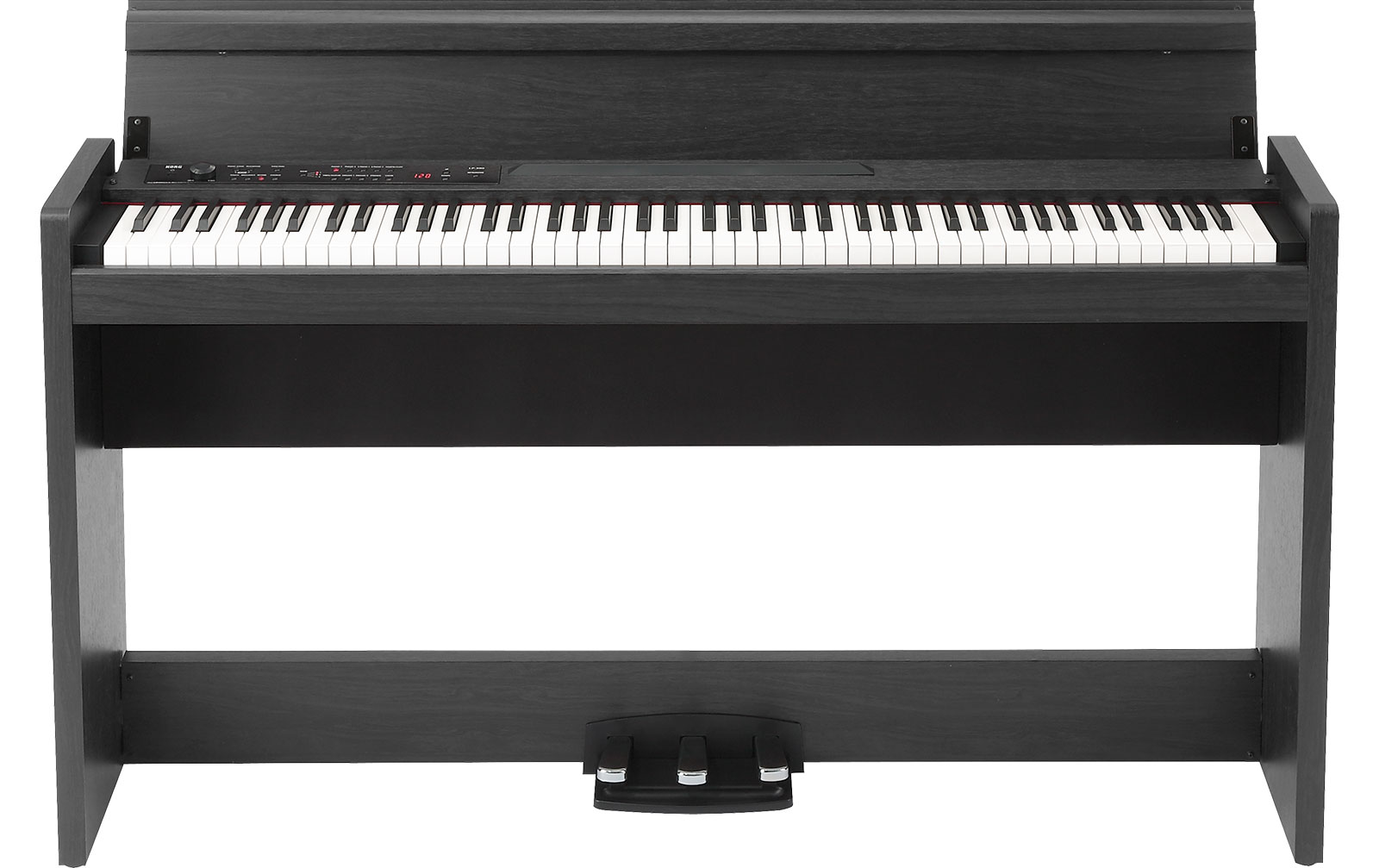 Korg LP-380 Rosewood Grain Black 88 Tasten, Digitalpiano mit USB-MIDI