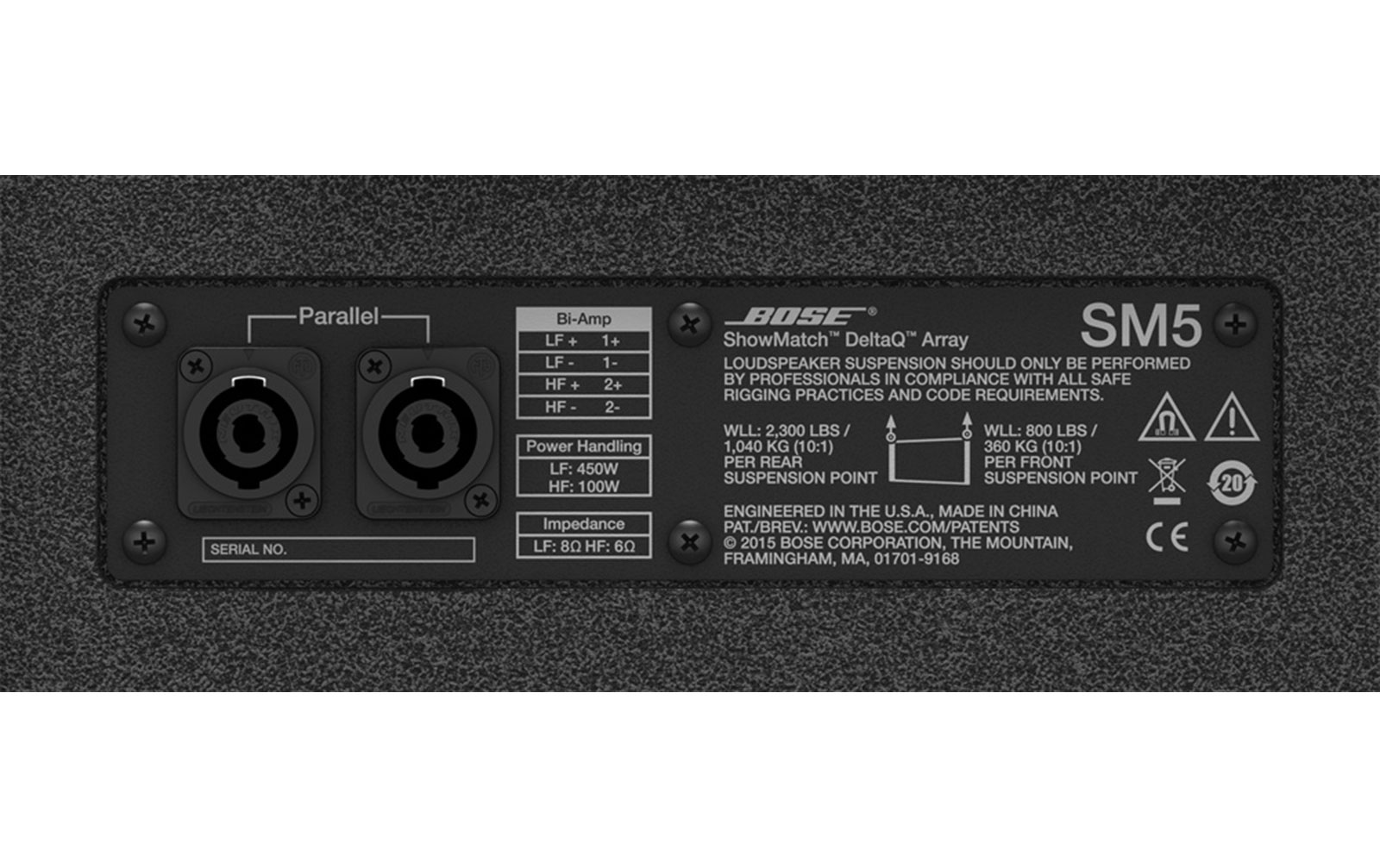 Bose Pro ShowMatch SM5 DeltaQ Array Loudspeaker schwarz, Stück
