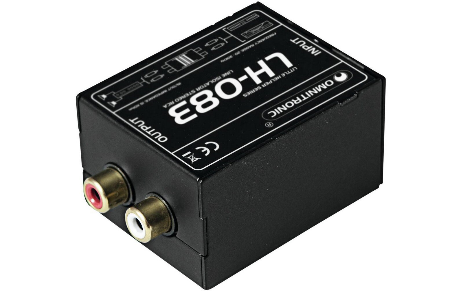 Omnitronic LH-083 Stereo-Isolator RCA S