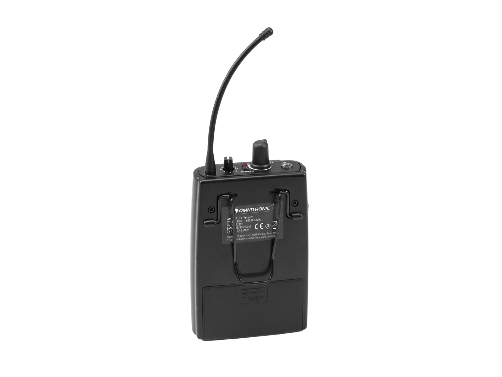 Omnitronic WMR-2M UHF-Empfänger, mono