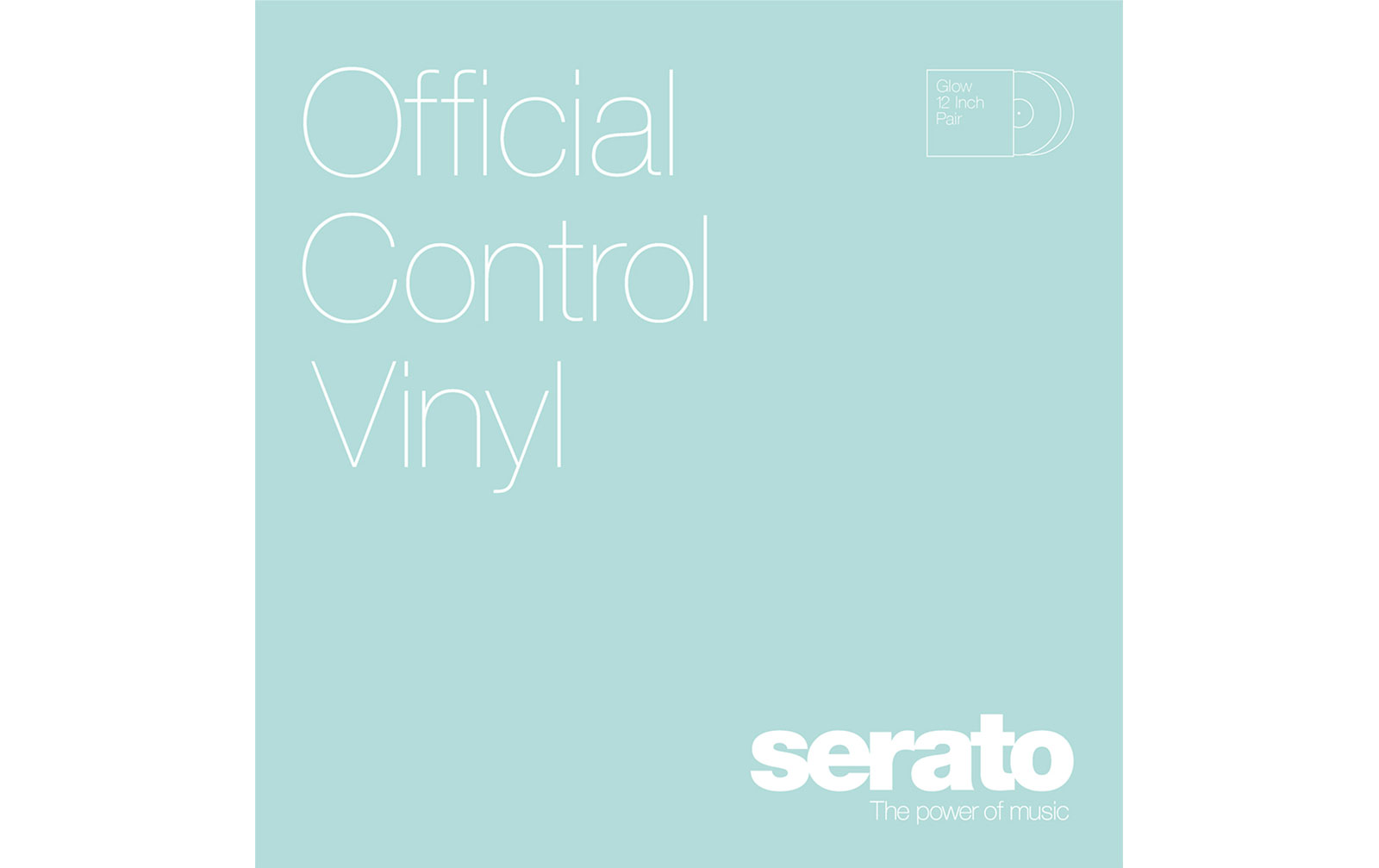 Serato Performance Control Vinyl, Glow in the Dark