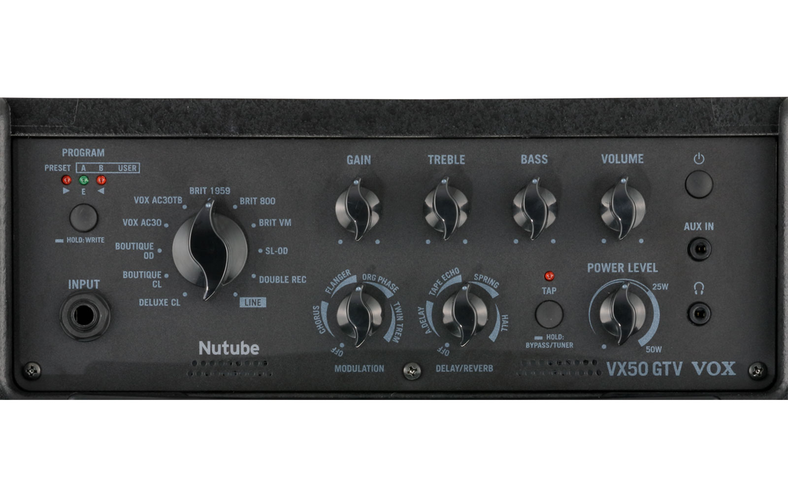 Vox VX50 GTV E-Gitarrencombo, Modeling-Amp, Nutube