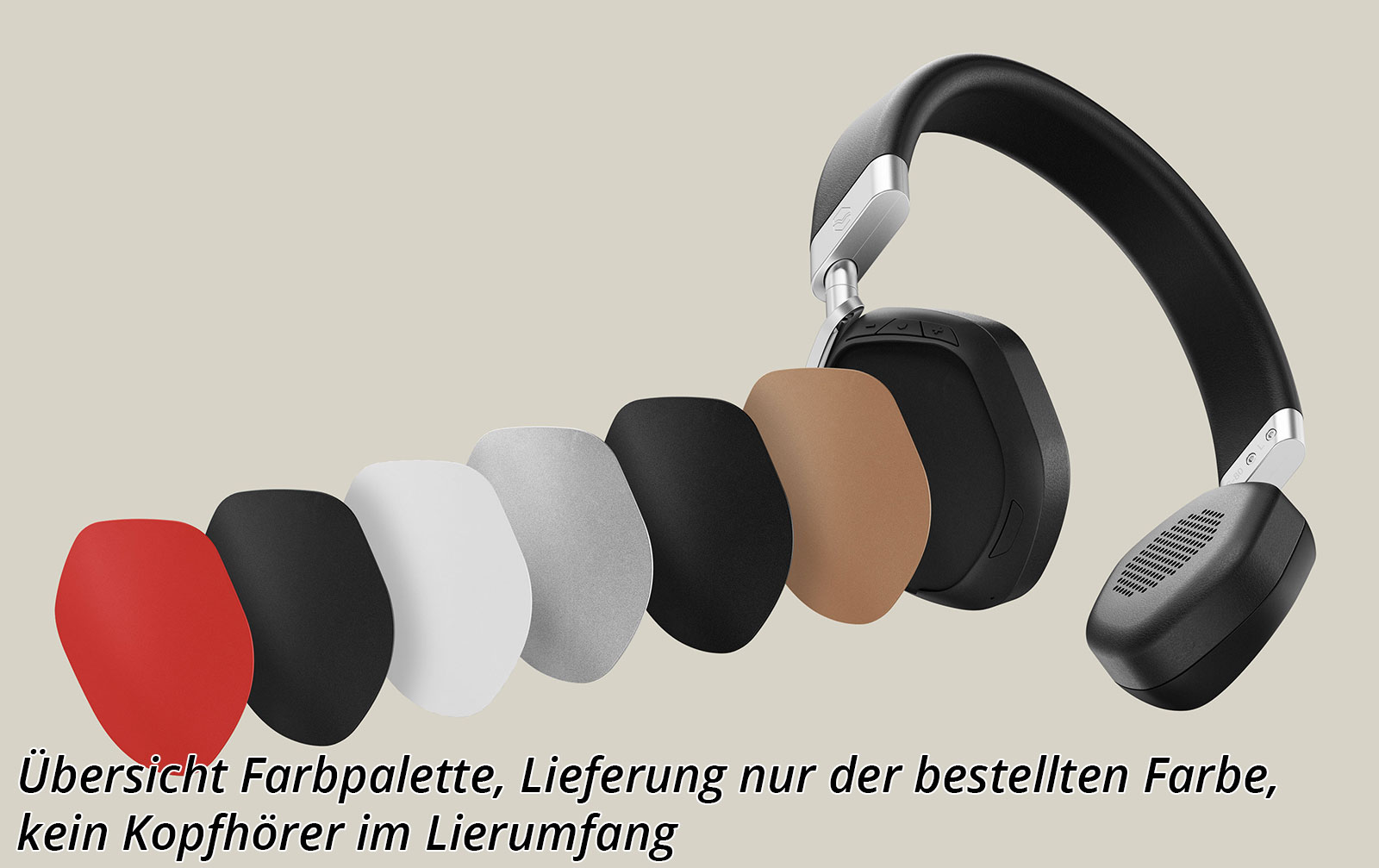 V-Moda OV3-RD magnetische Abdeckung, rot