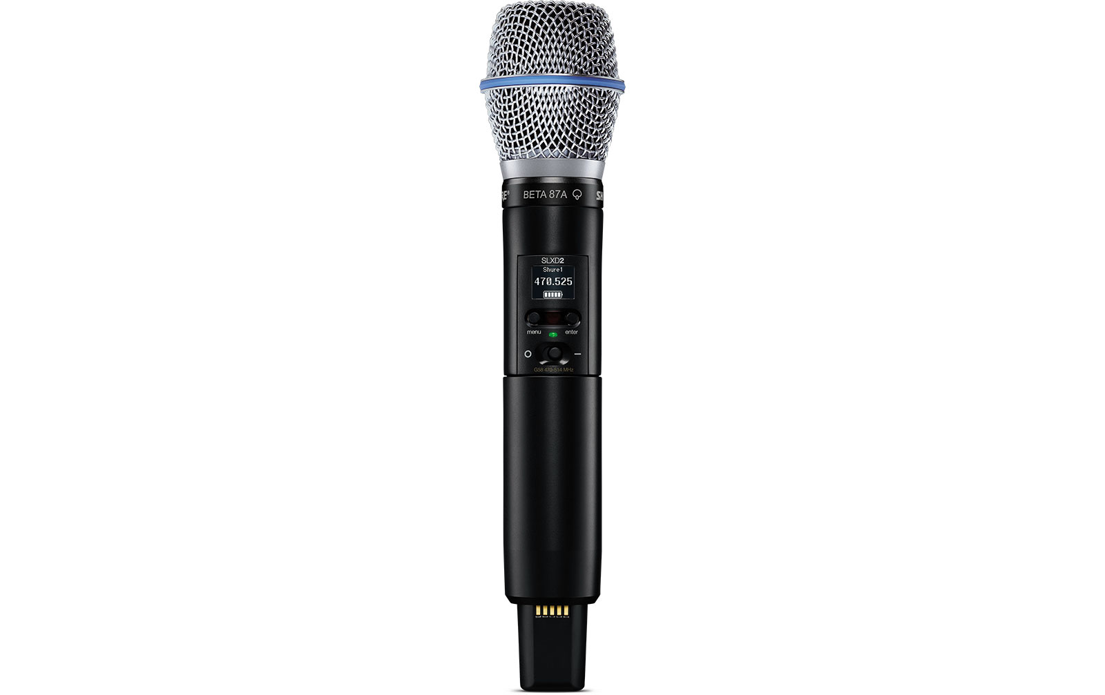 Shure SLXD24/B87A SLX-D Handsendersystem Beta87A 562-606 MHz (SLXD24E/B87A-J53)