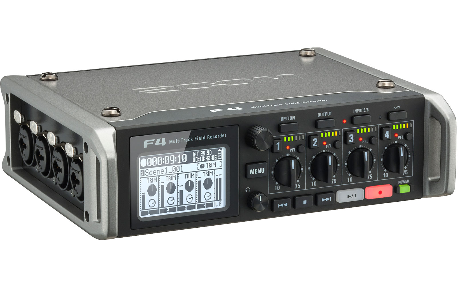 Zoom F4 MultiTrack Field Recorder