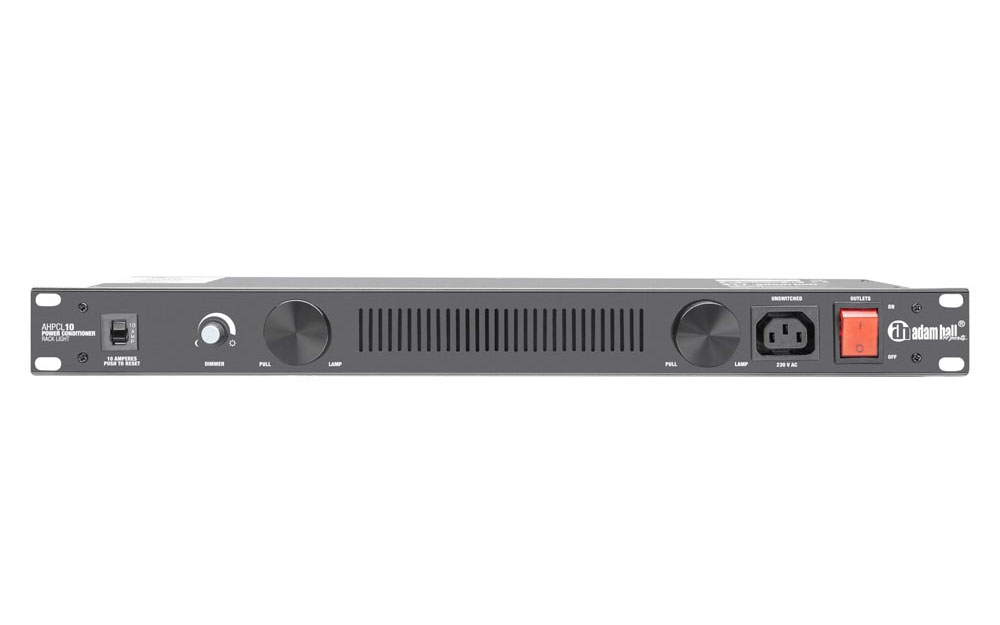 Adam Hall PCL 10 Power Conditioner mit Rack-Beleuchtung