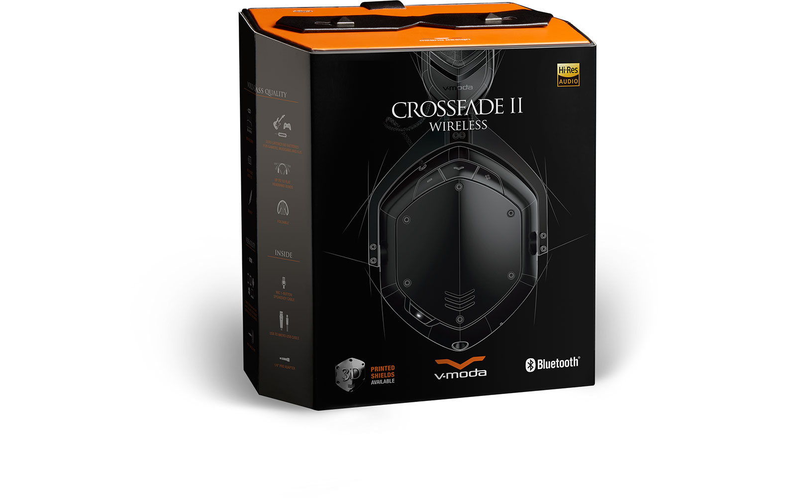 V-Moda Crossfade 2 Wireless Codex Edition Matte Black Metal