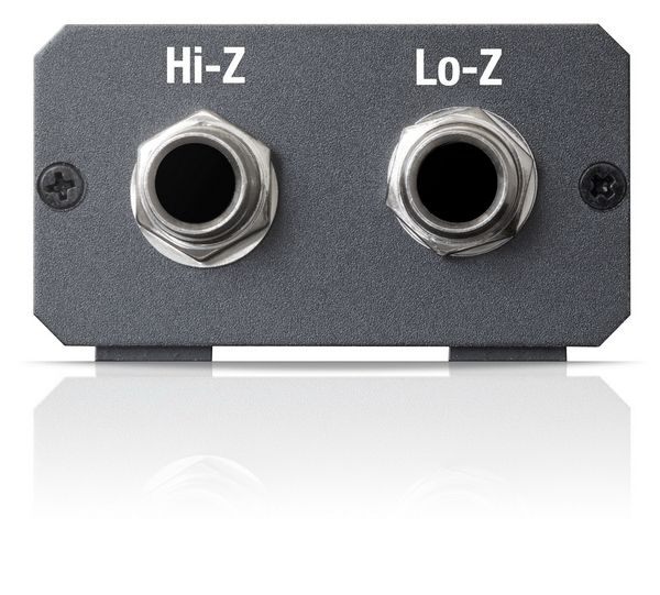 MOTU ZBox Guitar Impedanzanpassung