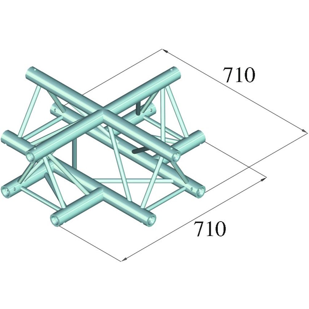Alutruss Trilock 6082AC-41 4-Weg-Kreuzstück