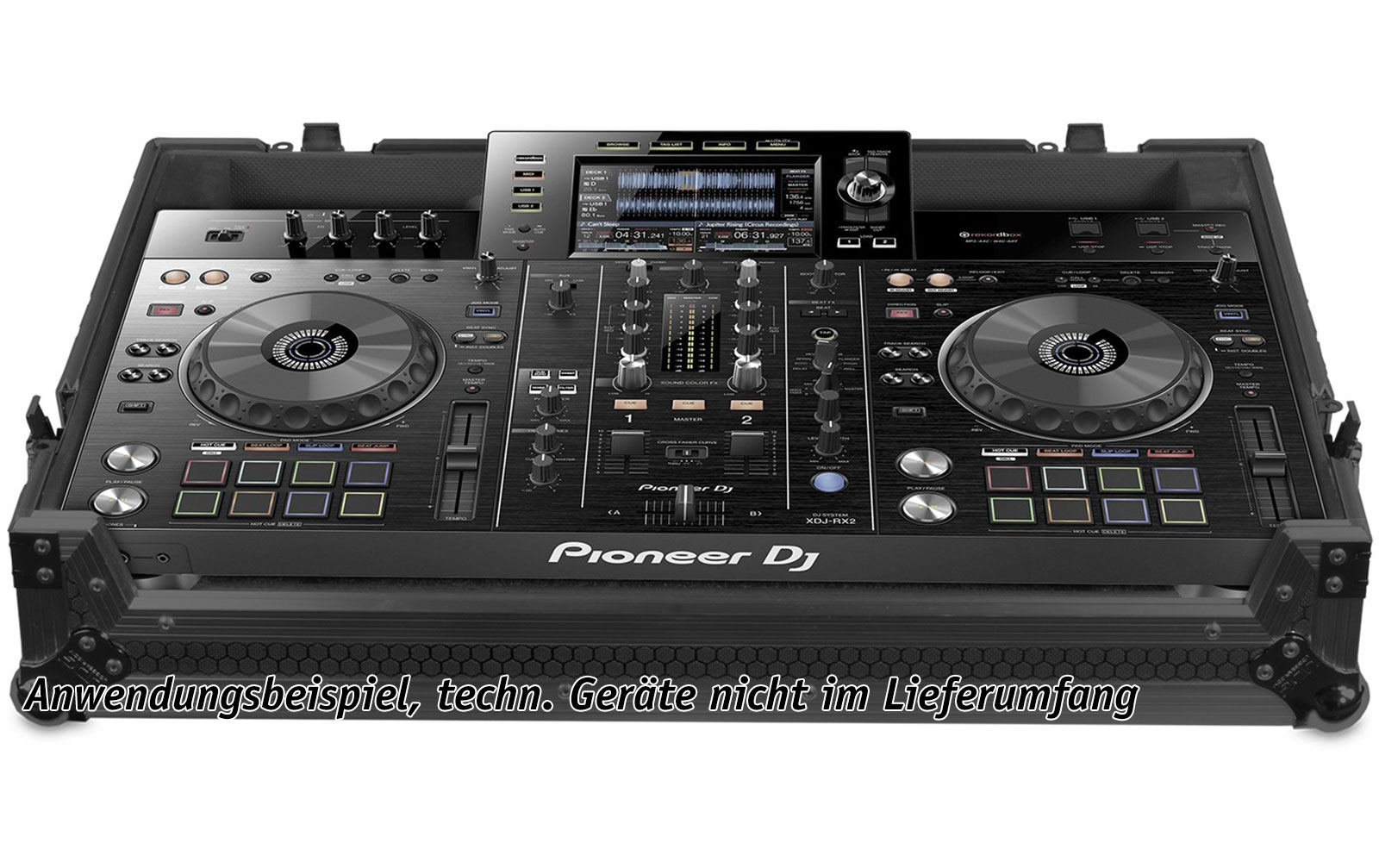 UDG Ultimate Flight Case Pioneer XDJ-RX2 Black MK2 Plus (W) (U91051BL2)