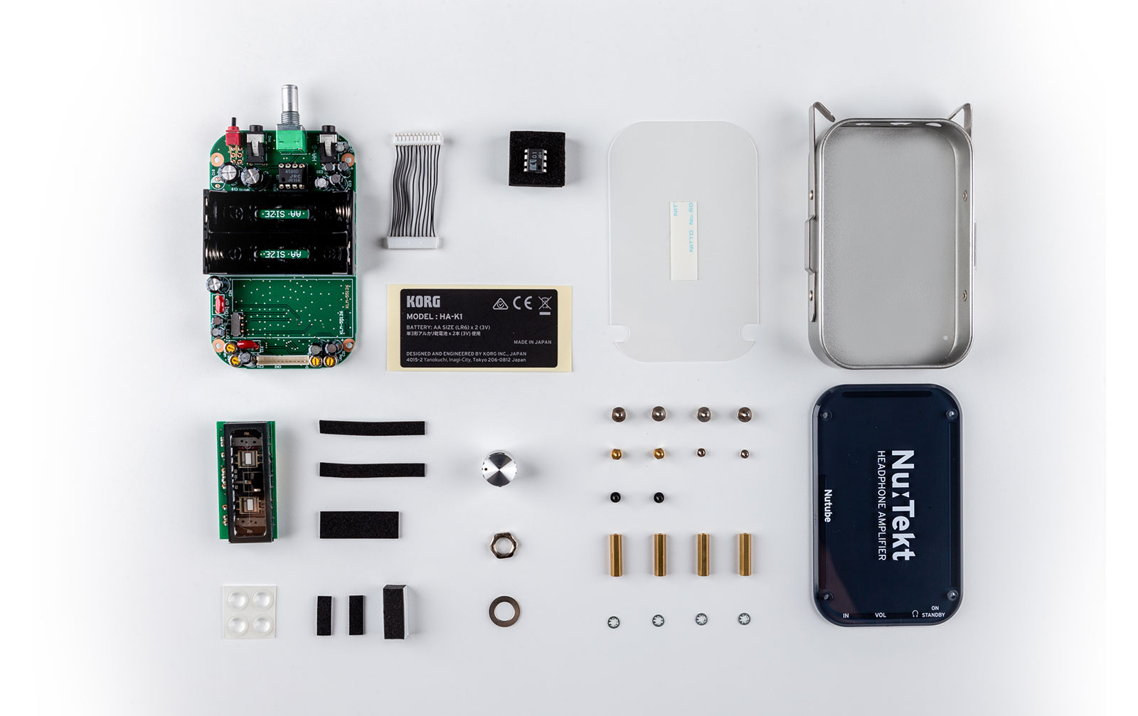 Korg Nu:Tekt HA-S Kopfhörerverstärker DIY-Bausatz mit Nutube
