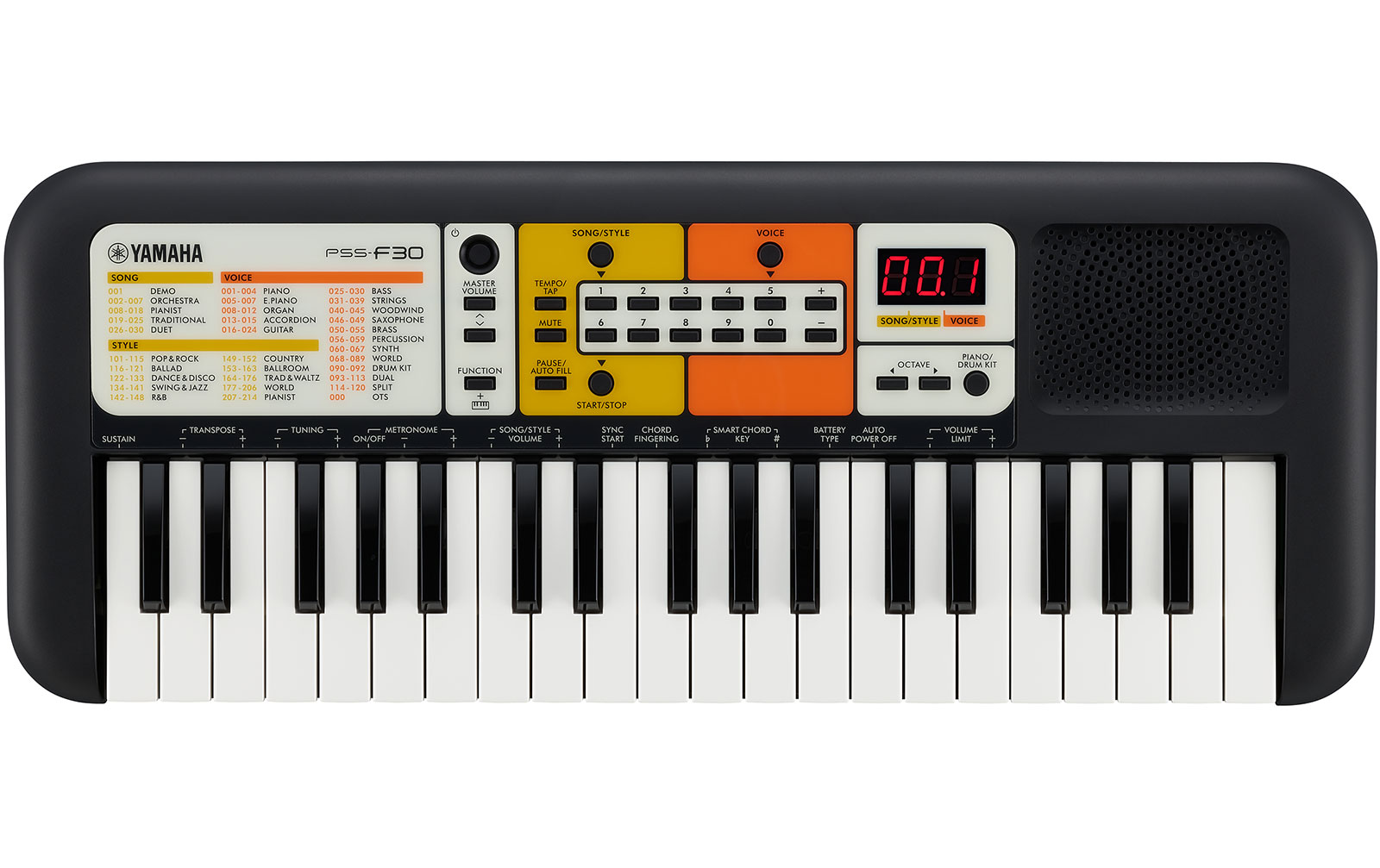Yamaha PSS-F30 Schwarz