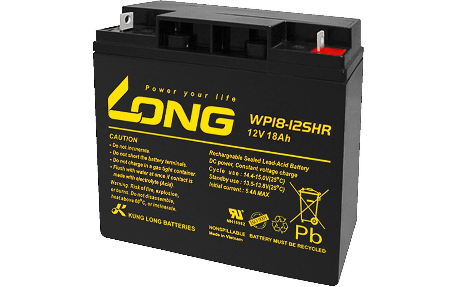 Monacor WP18-12SHR Akku für Skyrock