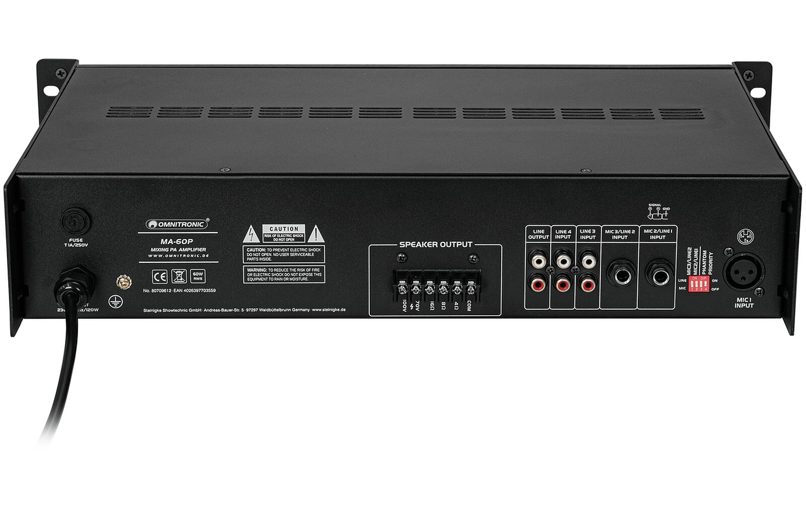 Omnitronic MA-60P ELA-Mischverstärker