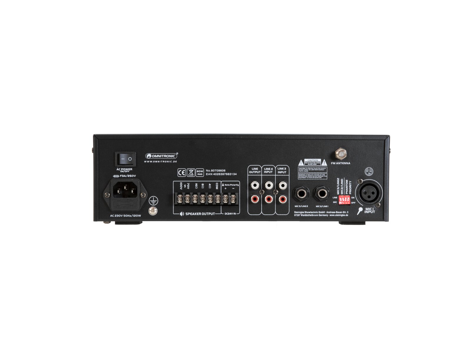 Omnitronic CPE-60P ELA-Mischverstärker