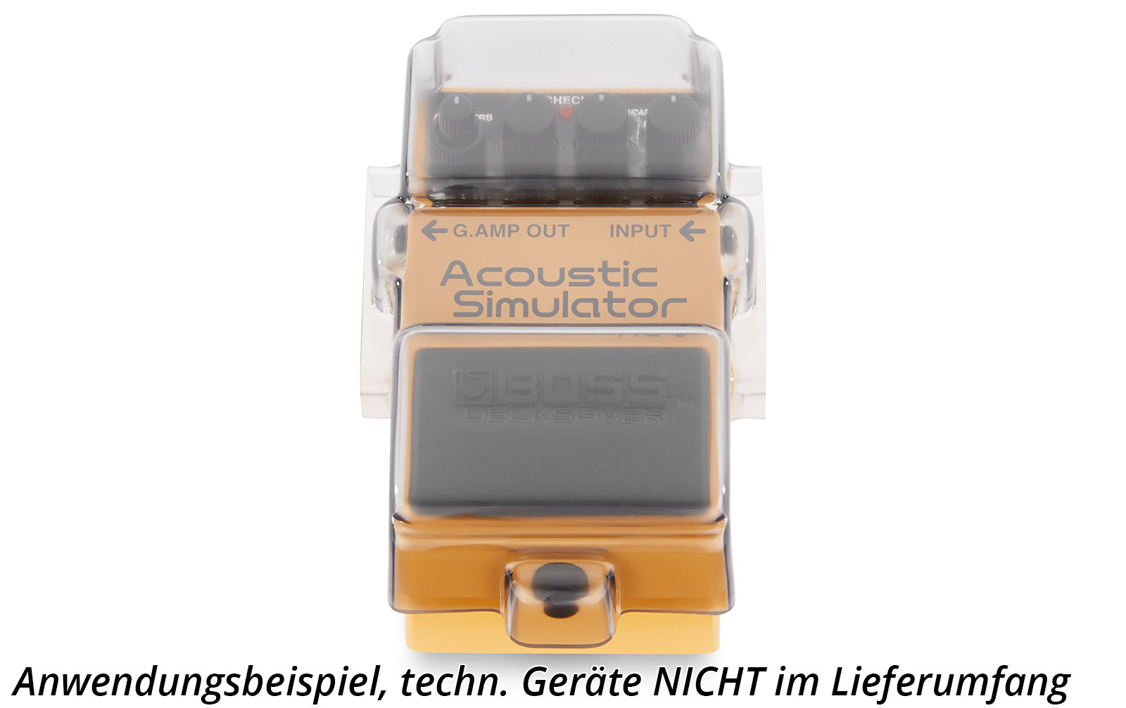 Decksaver Boss Single Stompbox Staubschutzabdeckung passend für verschiedene einzelne Boss Pedale