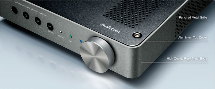 Yamaha WXA-50 Stereo Verstärker , 70 Watt Pro Kanal, Silber