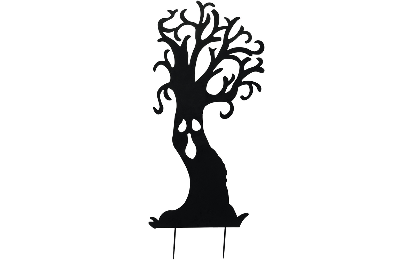 Europalms Silhouette Metall Geisterbaum, 168cm