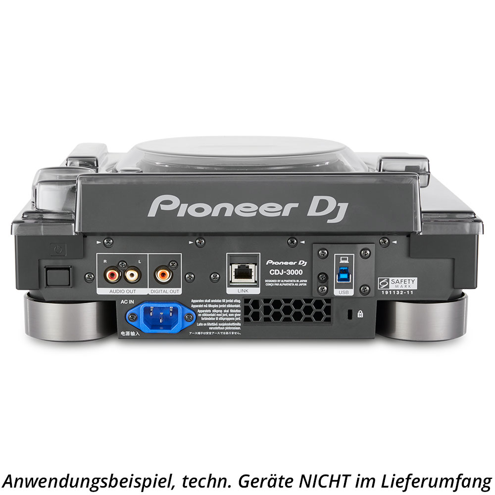 Decksaver Pioneer DJ CDJ-3000 Staubschutzabdeckung inkl. Faceplate