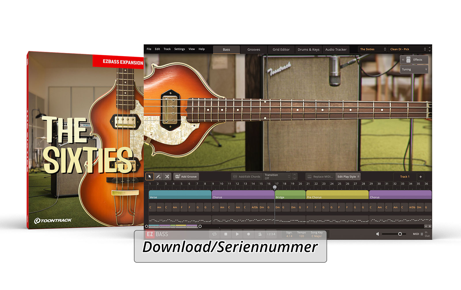 ToonTrack The Sixties EBX (Lizenz Code)