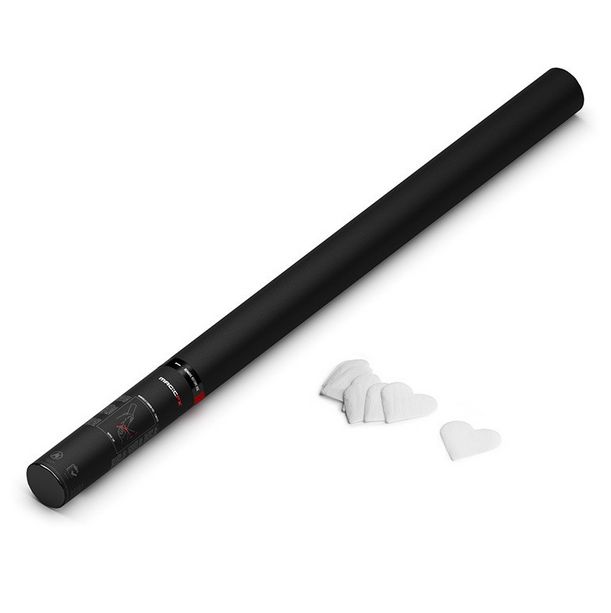 Magic FX Handheld Hearts Konfetti Kanone Pro 80cm Weiß