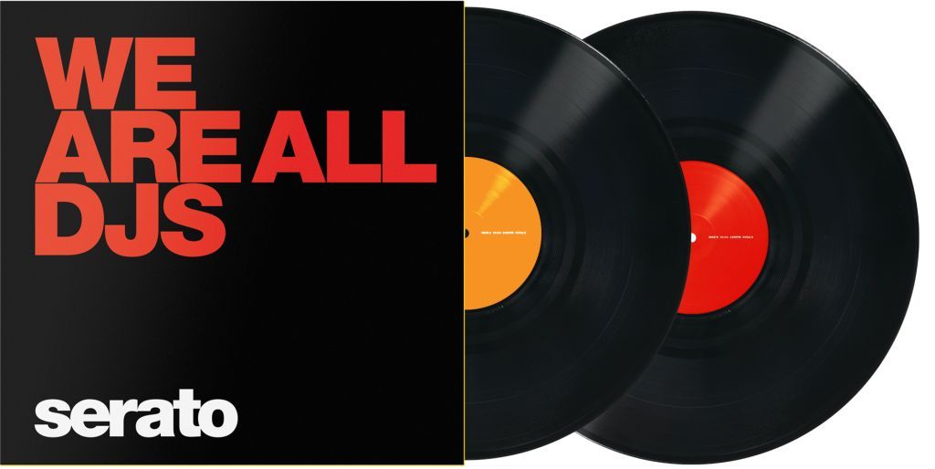 Serato Manifesto, 12" Control Vinyls schwarz, We are all DJs