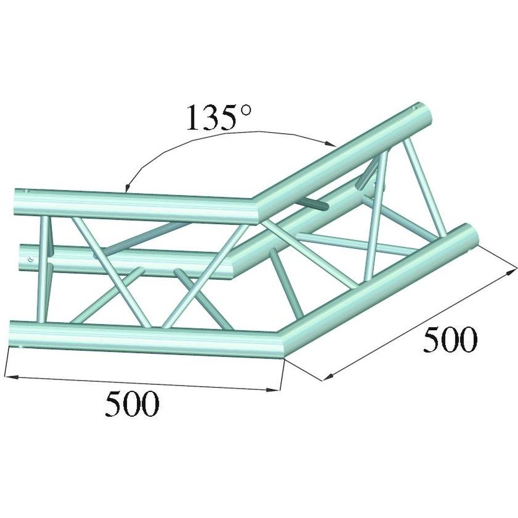 Alutruss Trilock 6082AC-23 2-Weg-Ecke 135°