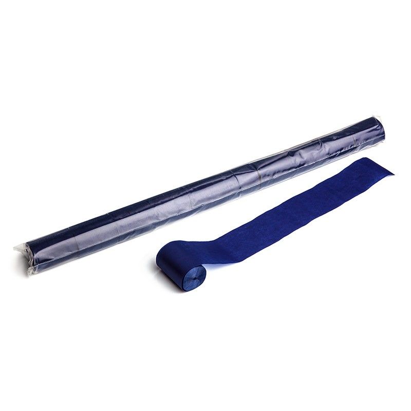 Magic FX Stadium Luftschlangen 20m x 2.5cm Dunkelblau Beutel