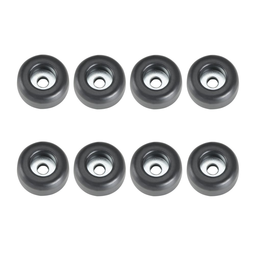 Adam Hall 4900 M8 AH - 8er Set Gummifuß 25 x 11 mm schwarz im Beutel